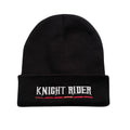 Black - Front - Knight Rider Mens Kitt Logo Beanie