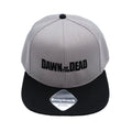 Grey-Black - Front - Dawn Of The Dead Mens Logo Snapback Baseball Cap