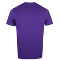 Purple-Red - Back - Superman Mens Sunset T-Shirt