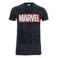 Dark Heather - Front - Marvel Mens Comic T-Shirt