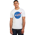 White - Lifestyle - NASA Mens Circle Logo T-Shirt