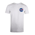 White - Front - NASA Mens Core Logo T-Shirt