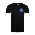 Black - Front - NASA Mens Core Logo T-Shirt
