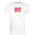White - Front - MTV Mens Logo T-Shirt