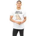 White - Lifestyle - Garfield Mens Have A Nice Day T-Shirt
