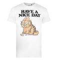 White - Front - Garfield Mens Have A Nice Day T-Shirt