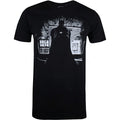 Black-White - Front - Batman: The Dark Knight Mens Cotton T-Shirt