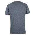 Dark Heather-Black - Back - Superman Mens Monochrome Cotton T-Shirt