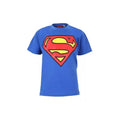 Royal Blue-Red-Yellow - Front - Superman Boys Logo T-Shirt