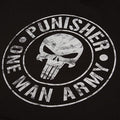 Black-White - Side - The Punisher Mens One Man Army Hoodie