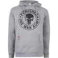 Heather Grey-Black - Front - The Punisher Mens One Man Army Hoodie