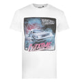 White - Front - Back To The Future Mens Outatime Cotton T-Shirt