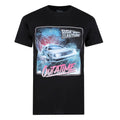 Black - Front - Back To The Future Mens Outatime Cotton T-Shirt