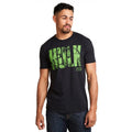 Black-Green - Lifestyle - Hulk Mens Text T-Shirt