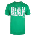 Irish Green-White - Front - Hulk Mens Text T-Shirt