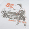Light Blue - Side - Knight Rider Mens 82 Cotton T-Shirt