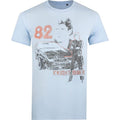 Light Blue - Front - Knight Rider Mens 82 Cotton T-Shirt