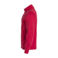 Red - Side - Clique Mens Full Zip Jacket