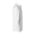 White - Side - Clique Mens Full Zip Jacket