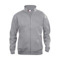 Grey Melange - Front - Clique Mens Full Zip Jacket