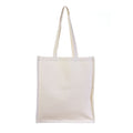 Natural - Front - United Bag Store Cotton Long Handle Tote Bag