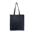 Black - Front - United Bag Store Cotton Long Handle Tote Bag