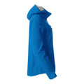 Royal Blue - Side - Clique Womens-Ladies Plain Soft Shell Jacket