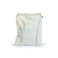 Natural - Front - United Bag Store Organic Cotton Drawstring Bag