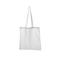 White - Front - United Bag Store Cotton Long Handle Tote Bag