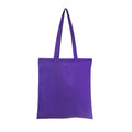 Purple - Front - United Bag Store Cotton Long Handle Tote Bag