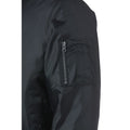 Black - Back - Clique Unisex Adult Bomber Jacket