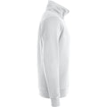 White - Side - Clique Unisex Adult Classic Half Zip Sweatshirt