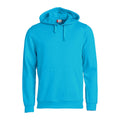 Turquoise - Front - Clique Unisex Adult Basic Hoodie