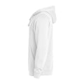 White - Side - Clique Unisex Adult Basic Hoodie