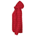 Red - Side - Clique Womens-Ladies Hudson Padded Jacket