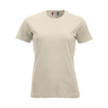 Light Khaki - Front - Clique Womens-Ladies New Classic T-Shirt