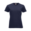Dark Navy - Front - Clique Womens-Ladies New Classic T-Shirt