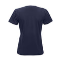 Dark Navy - Back - Clique Womens-Ladies New Classic T-Shirt