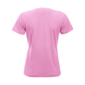 Bright Pink - Back - Clique Womens-Ladies New Classic T-Shirt
