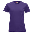 Bright Lilac - Front - Clique Womens-Ladies New Classic T-Shirt
