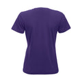 Bright Lilac - Back - Clique Womens-Ladies New Classic T-Shirt