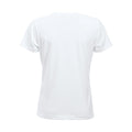 White - Back - Clique Womens-Ladies New Classic T-Shirt