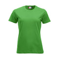 Apple Green - Front - Clique Womens-Ladies New Classic T-Shirt