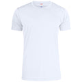 White - Front - Clique Childrens-Kids Basic Active T-Shirt