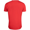 Red - Back - Clique Childrens-Kids Basic Active T-Shirt