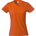 Blood Orange - Front - Clique Womens-Ladies Plain T-Shirt