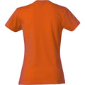 Blood Orange - Back - Clique Womens-Ladies Plain T-Shirt