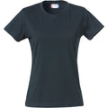 Dark Navy - Front - Clique Womens-Ladies Plain T-Shirt
