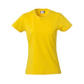 Lemon - Front - Clique Womens-Ladies Plain T-Shirt
