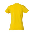 Lemon - Back - Clique Womens-Ladies Plain T-Shirt